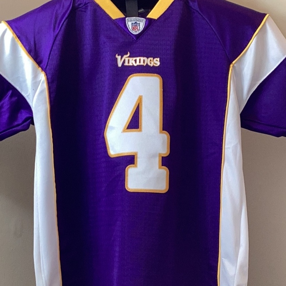 NFL Minnesota Vikings #4 Brett Favre Unisex Football Jersey